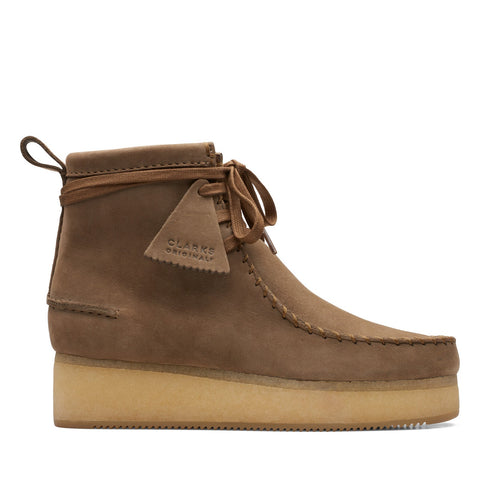 Clarks Wallabee Craft 26168762 Womens Brown Suede Lace Up Casual Dress Boots