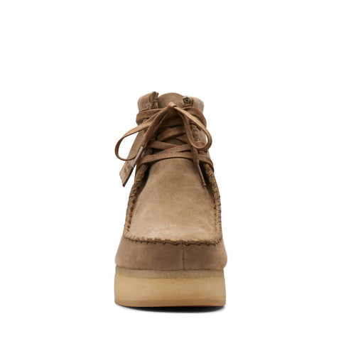 Clarks Wallabee Craft 26168762 Womens Brown Suede Lace Up Casual Dress Boots