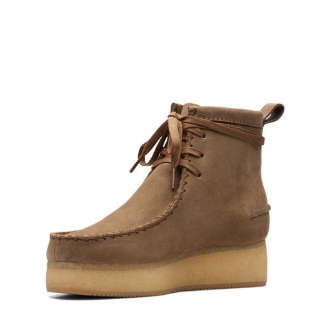 Clarks Wallabee Craft 26168762 Womens Brown Suede Lace Up Casual Dress Boots