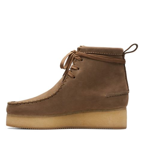 Clarks Wallabee Craft 26168762 Womens Brown Suede Lace Up Casual Dress Boots