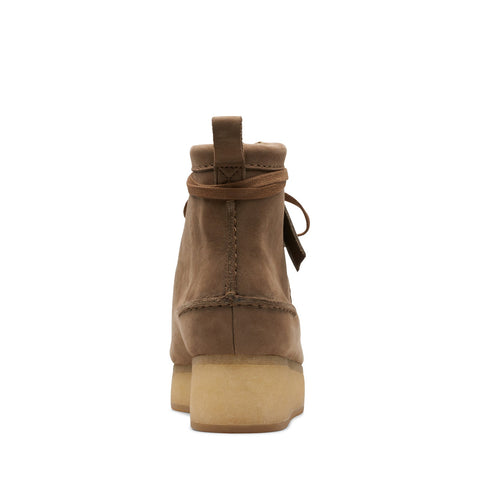 Clarks Wallabee Craft 26168762 Womens Brown Suede Lace Up Casual Dress Boots