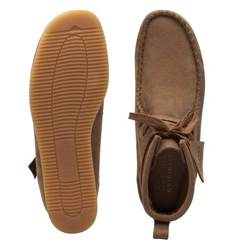 Clarks Wallabee Craft 26168762 Womens Brown Suede Lace Up Casual Dress Boots