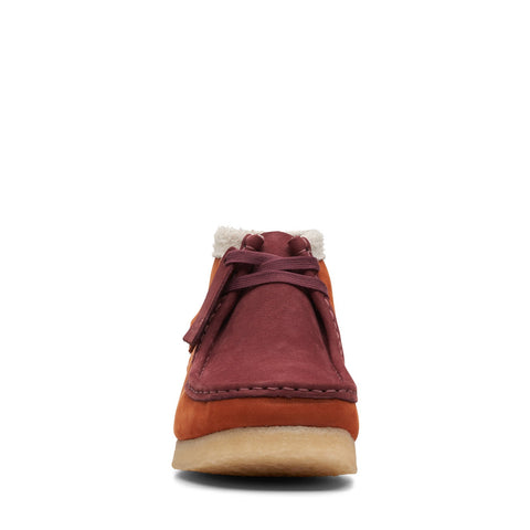 Clarks Wallabee Boot 26168830 Mens Orange Suede Lace Up Chukkas Boots