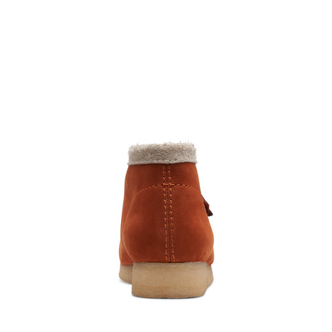 Clarks Wallabee Boot 26168830 Mens Orange Suede Lace Up Chukkas Boots