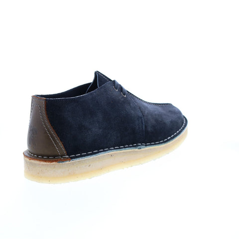 Clarks Desert Trek 26168859 Mens Blue Suede Lace Up Oxfords Casual Shoes