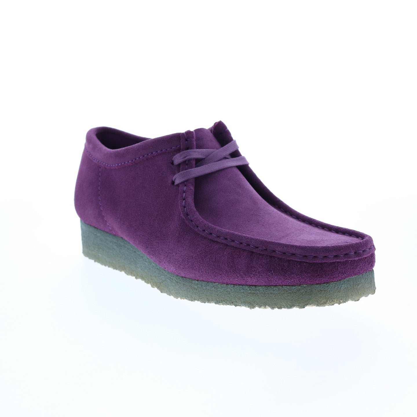 Clarks Wallabee 26168860 Mens Purple Suede Oxfords & Lace Ups Casual S ...