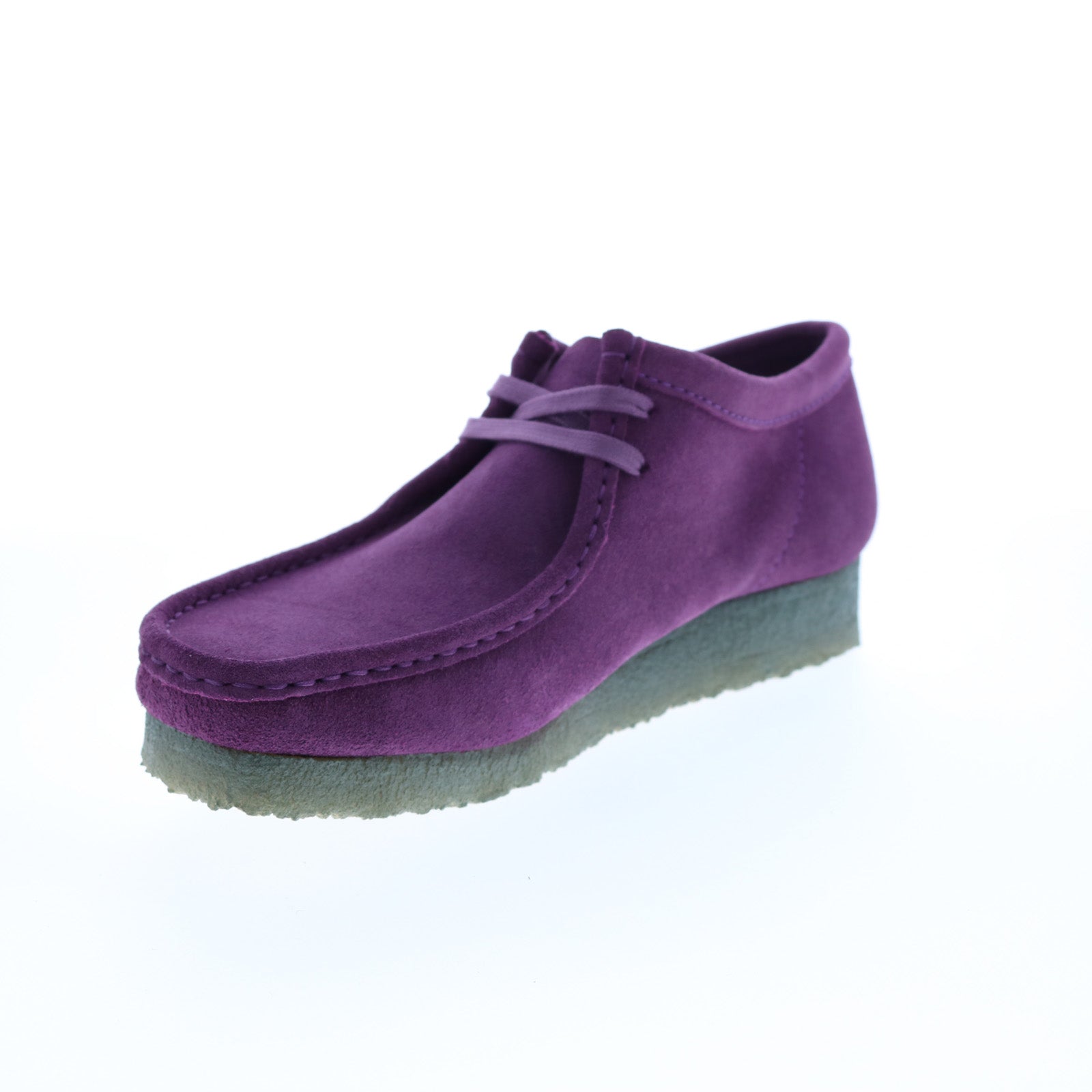Clarks Wallabee 26168860 Mens Purple Suede Oxfords & Lace Ups Casual S ...
