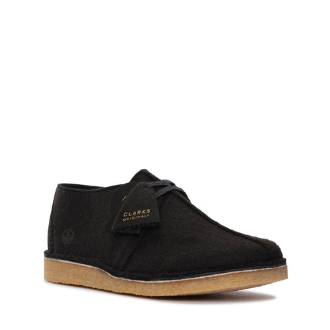 Clarks Desert Trek 26168873 Mens Black Oxfords & Lace Ups Casual Shoes