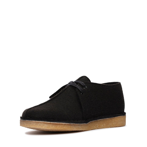 Clarks Desert Trek 26168873 Mens Black Oxfords & Lace Ups Casual Shoes