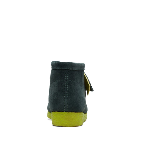 Clarks Wallabee Boot 26169606 Mens Green Suede Lace Up Chukkas Boots