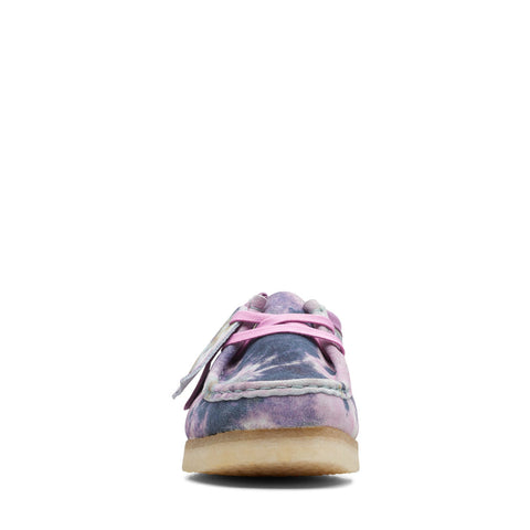 Clarks Wallabee 26169917 Womens Pink Suede Oxfords & Lace Ups Casual Shoes