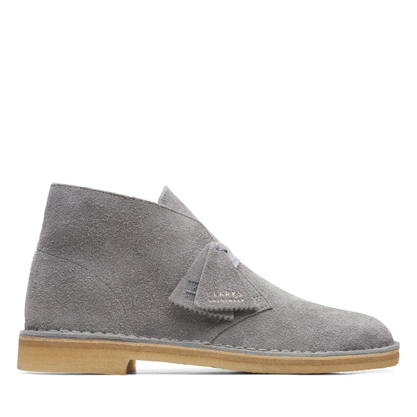 Clark\'s Jil Sander Mens Gray Lace Up Classic Leather Chukka Desert Boots Size 9 Clarks Jil Sander Desert Boots Suede Leather Chukka Men main image 2