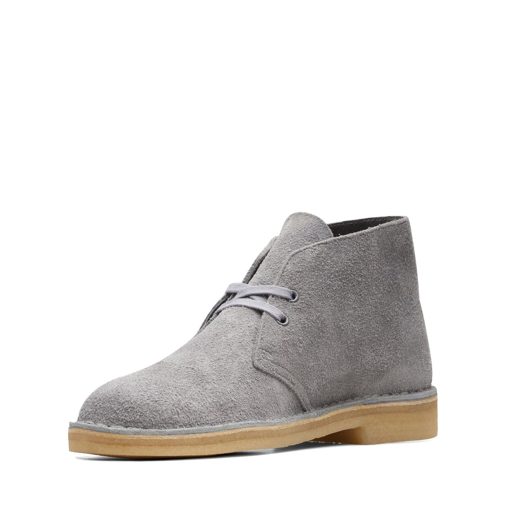 Clarks Desert Boot 26169941 Mens Gray Suede Lace Up Chukkas Boots ...