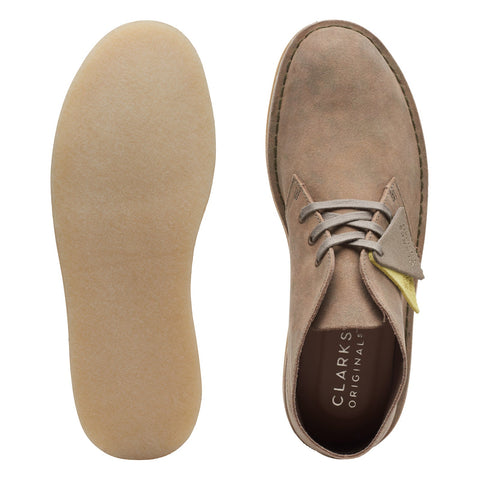 Clarks Desert Coal 26169995 Mens Brown Suede Lace Up Chukkas Boots
