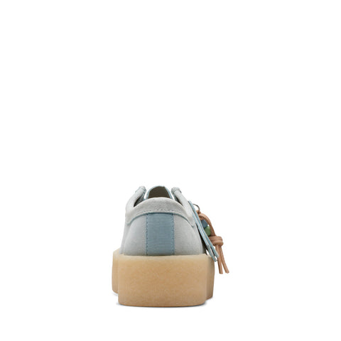 Clarks Wallabee Cup 26170042 Womens Blue Oxfords & Lace Ups Casual Shoes