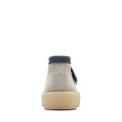 Clarks Wallabee Cup Boot 26171090 Mens Beige Nubuck Lace Up