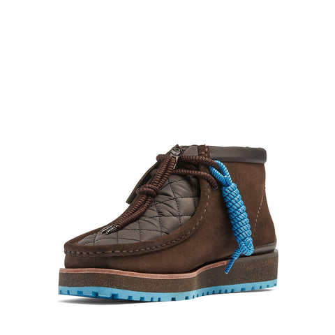 Clarks Monwallabee Moncler 26171477 Mens Brown Suede Lace Up Chukkas Boots