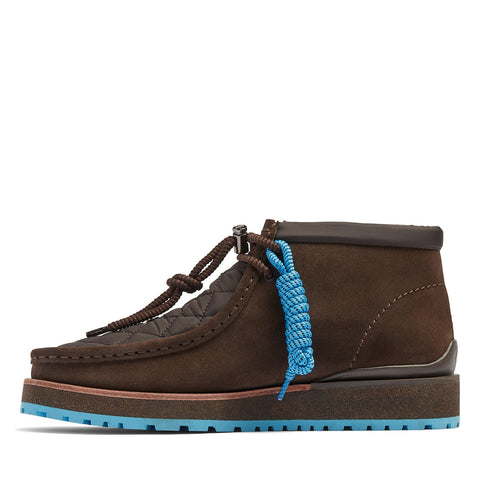 Clarks Monwallabee Moncler 26171477 Mens Brown Suede Lace Up Chukkas Boots