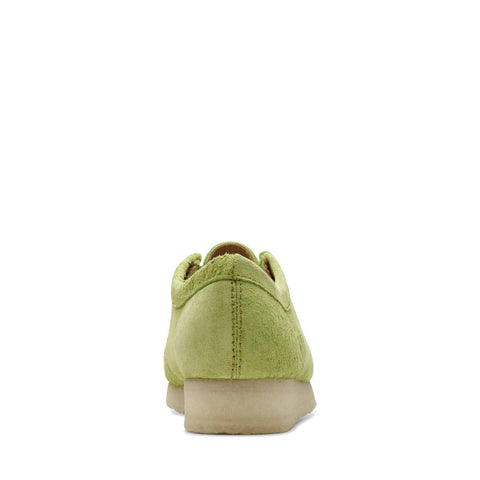Clarks Wallabee 26172726 Womens Green Suede Oxfords & Lace Ups Casual Shoes