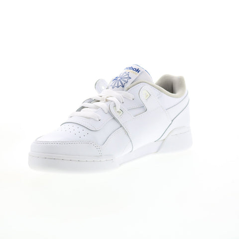 Reebok Workout Plus 2759 Mens White Leather Lifestyle Sneakers Shoes