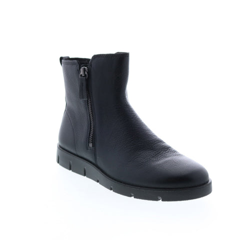 Ecco Bella 28201301001 Womens Black Leather Zipper Chelsea Boots