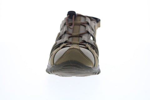 Hi-Tec Cove II 29098 Womens Gray Suede Lace Up Sport Sandals Shoes