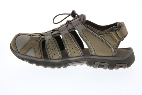 Hi-Tec Cove II 29098 Womens Gray Suede Lace Up Sport Sandals Shoes