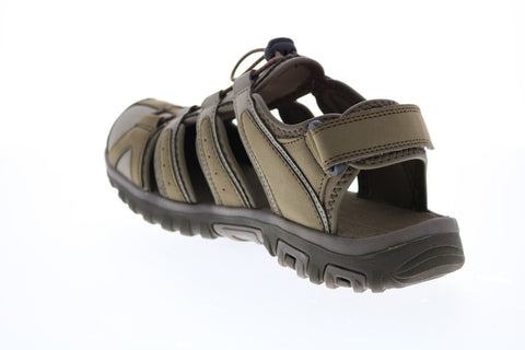 Hi-Tec Cove II 29098 Womens Gray Suede Lace Up Sport Sandals Shoes