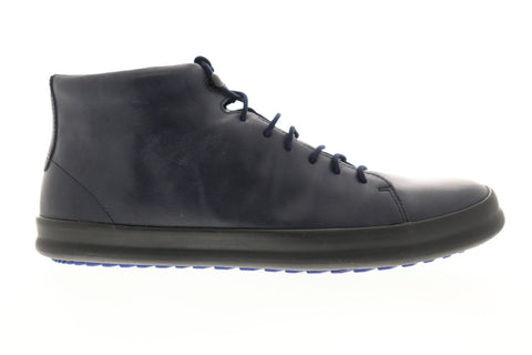 Camper Chasis K300236-006 Mens Blue Leather Lace Up High Top Sneakers Shoes