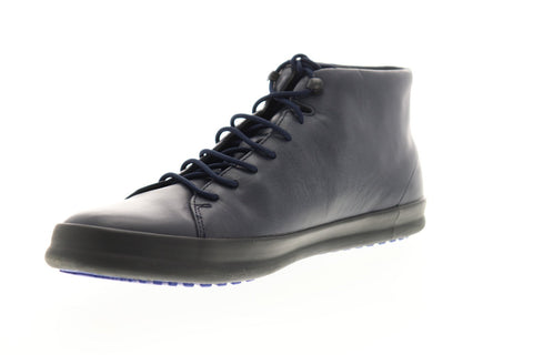 Camper Chasis K300236-006 Mens Blue Leather Lace Up High Top Sneakers Shoes