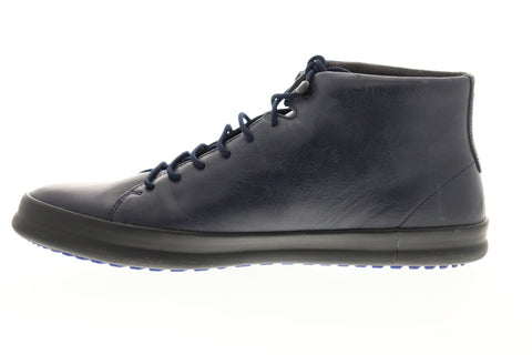 Camper Chasis K300236-006 Mens Blue Leather Lace Up High Top Sneakers Shoes