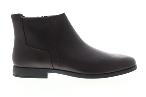 Camper Truman K300241-002 Mens Brown Leather Zipper Casual Dress Boots Shoes