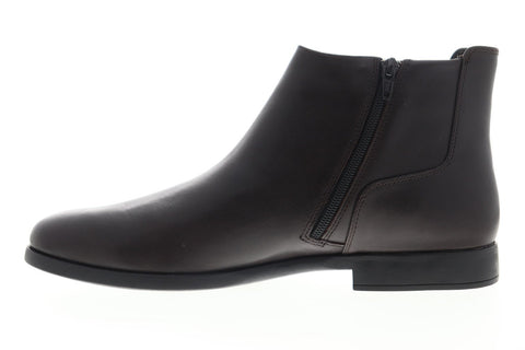 Camper Truman K300241-002 Mens Brown Leather Zipper Casual Dress Boots Shoes