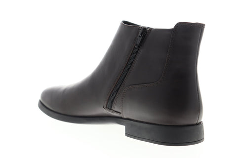 Camper Truman K300241-002 Mens Brown Leather Zipper Casual Dress Boots Shoes