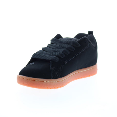 DC Court Graffik 300529-BCC Mens Black Nubuck Skate Inspired Sneakers Shoes