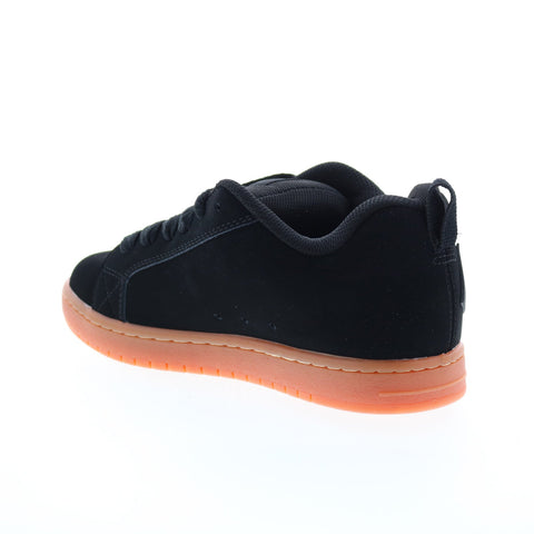 DC Court Graffik 300529-BCC Mens Black Nubuck Skate Inspired Sneakers Shoes
