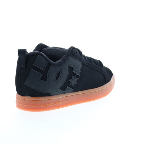 DC Court Graffik 300529-BCC Mens Black Nubuck Skate Inspired Sneakers Shoes