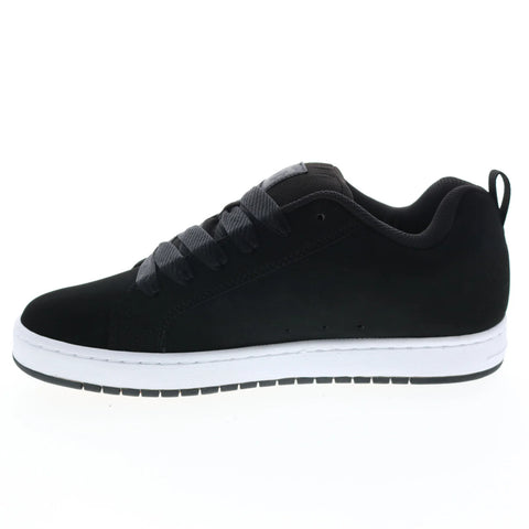 DC Court Graffik 300529-BDM Mens Black Nubuck Skate Inspired Sneakers Shoes