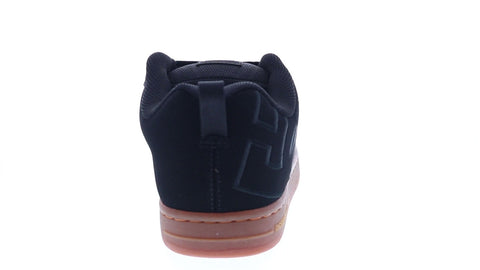 DC Court Graffik 300529-BGM Mens Black Nubuck Skate Inspired Sneakers Shoes