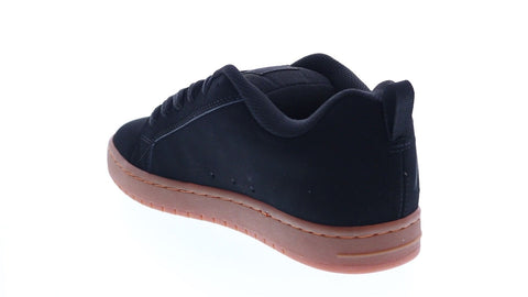 DC Court Graffik 300529-BGM Mens Black Nubuck Skate Inspired Sneakers Shoes