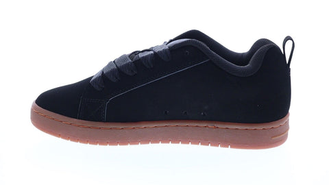 DC Court Graffik 300529-BGM Mens Black Nubuck Skate Inspired Sneakers Shoes