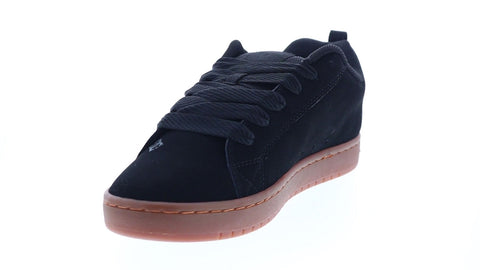 DC Court Graffik 300529-BGM Mens Black Nubuck Skate Inspired Sneakers Shoes