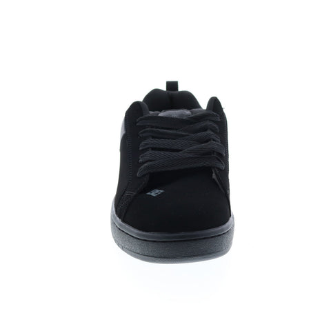 DC Court Graffik 300529-BP2 Mens Black Nubuck Skate Inspired Sneakers Shoes