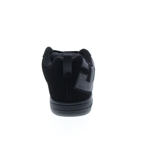 DC Court Graffik 300529-BP2 Mens Black Nubuck Skate Inspired Sneakers Shoes