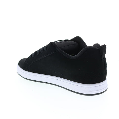 DC Court Graffik 300529-KMW Mens Black Nubuck Skate Inspired Sneakers Shoes