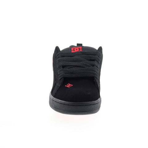 DC Court Graffik 300529-KRP Mens Black Nubuck Skate Inspired Sneakers Shoes