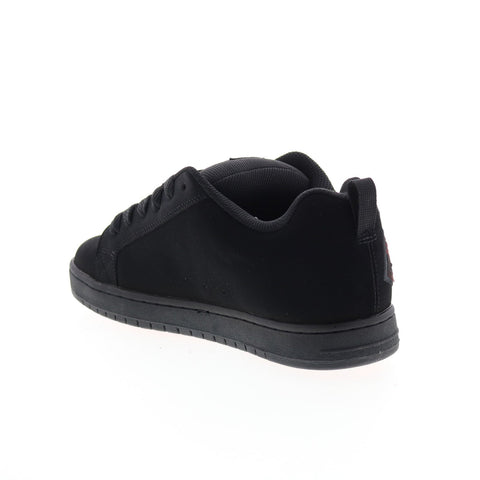 DC Court Graffik 300529-KRP Mens Black Nubuck Skate Inspired Sneakers Shoes