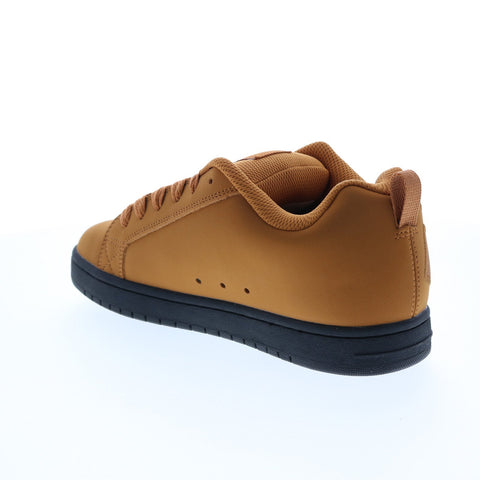 DC Court Graffik 300529-WE9 Mens Brown Nubuck Skate Inspired Sneakers Shoes