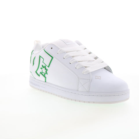 DC Court Graffik 300529-WG4 Mens White Skate Inspired Sneakers Shoes