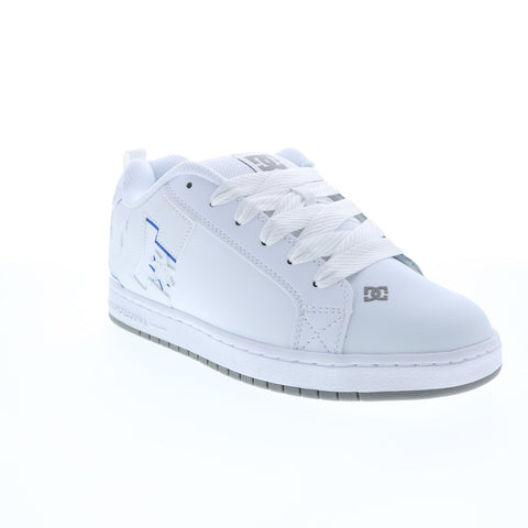 DC Court Graffik 300529-WR8 Mens White Skate Inspired Sneakers Shoes